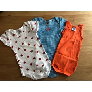 プチバトー(PETIT BATEAU)のPETIT BATEAU 肌着  ※オレンジのみ(肌着/下着)