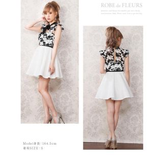 ローブ(ROBE)のローブドフルール ROBE de FLEURS ドレス ワンピース(ミニドレス)