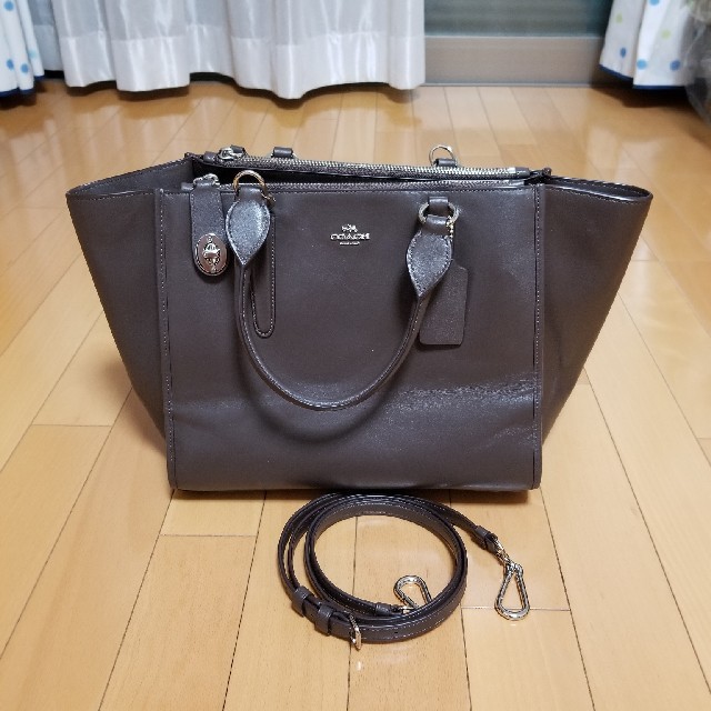 コーチ トートバッグ ダークブラウン - トートバッグ