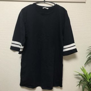 ザラ(ZARA)のZARA ビッグTシャツ ネイビー(Tシャツ(半袖/袖なし))