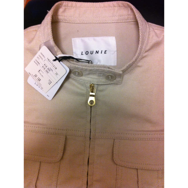 LOUNIE(ルーニィ)の新品LOUNIE半袖ジャケット36 レディースのジャケット/アウター(ノーカラージャケット)の商品写真