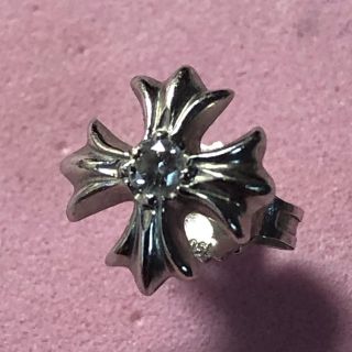 クロムハーツ(Chrome Hearts)のクロムハーツ片耳ピアスK18ダイヤstar dia(ピアス(片耳用))