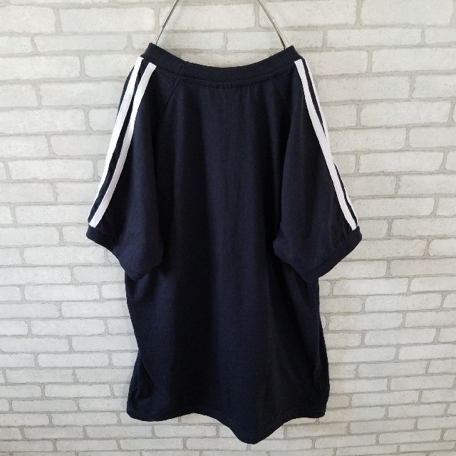 adidas(アディダス)のアディダス Tシャツ トレフォイル   スリーストライプ  ネイビー メンズのトップス(Tシャツ/カットソー(半袖/袖なし))の商品写真