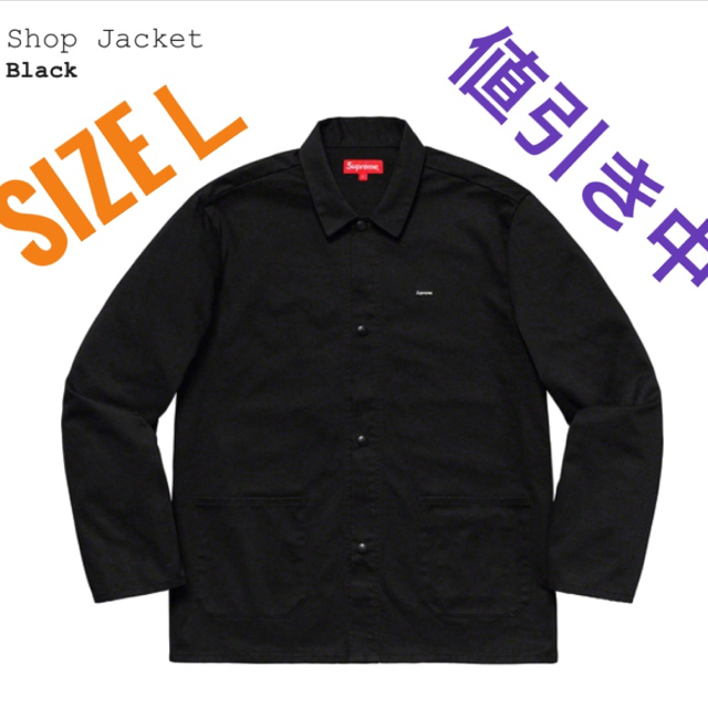 【最終値引】supreme shop jacket 19ss week15BLACKSIZE