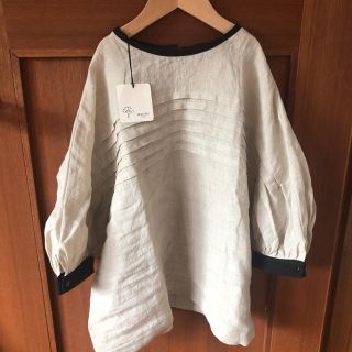 ネストローブ(nest Robe)のMAGALI マガリ リネンピンタックバルーンスリーブブラウス(シャツ/ブラウス(半袖/袖なし))