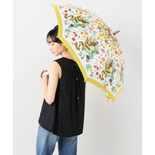 新品　manipuri　マニプリ　長傘　　フルーツイエロー　晴雨兼用(傘)