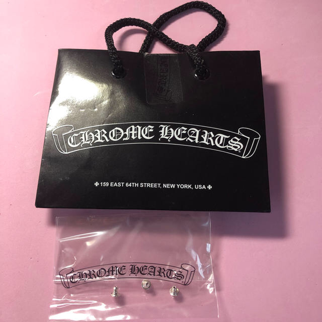 Chrome Hearts(クロムハーツ)のクロムハーツ新品シルバー925ピアスキャッチ3個セット レディースのアクセサリー(ピアス)の商品写真