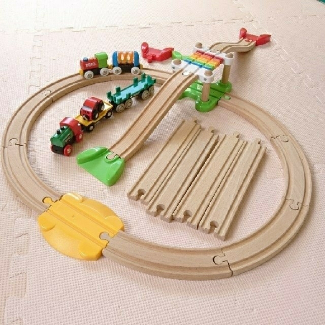 BRIO(ブリオ)のブリオBRIO レールウェイマイファースト ビギナーセット キッズ/ベビー/マタニティのおもちゃ(電車のおもちゃ/車)の商品写真