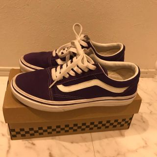 ヴァンズ(VANS)の《連休価格‼︎》VANSオールドスクール ライト パープル24.5cm(スニーカー)