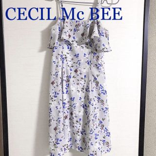 セシルマクビー(CECIL McBEE)のCECIL Mc BEE(セシルマクビー)花柄ワンピース(ひざ丈ワンピース)