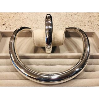 ジョージジェンセン(Georg Jensen)の正規品 美品GEORG JENSEN ネックリング、オープンバングルセット(ブレスレット/バングル)