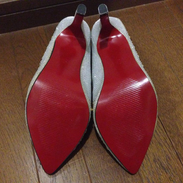 キラキラ 9cmヒール パンプス レディースの靴/シューズ(ハイヒール/パンプス)の商品写真