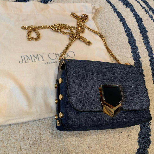 Jimmy Choo デニム地バッグ