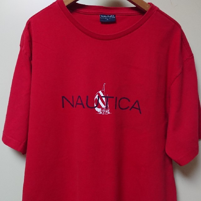 NAUTICA(ノーティカ)の☆US古着ノーティカオーバーサイズロゴTシャツXLビッグサイズ メンズのトップス(Tシャツ/カットソー(半袖/袖なし))の商品写真