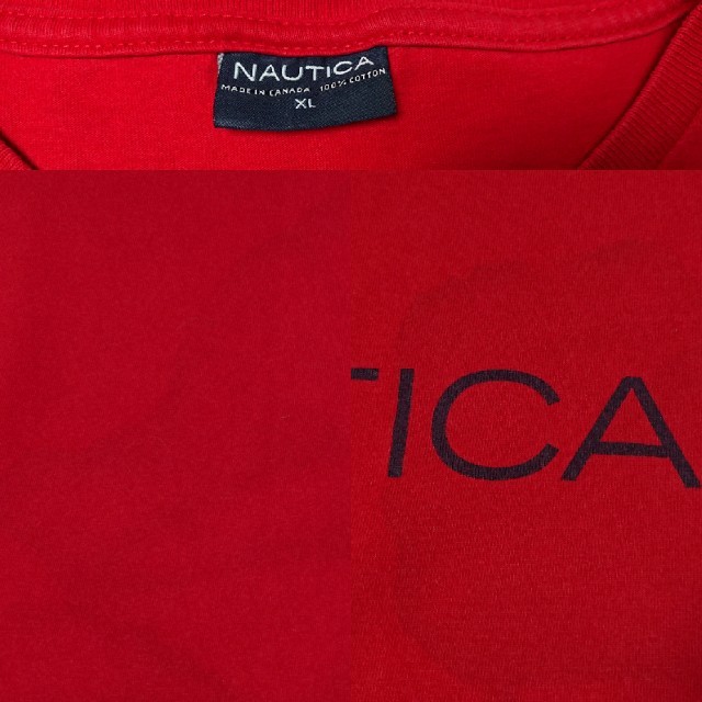NAUTICA(ノーティカ)の☆US古着ノーティカオーバーサイズロゴTシャツXLビッグサイズ メンズのトップス(Tシャツ/カットソー(半袖/袖なし))の商品写真