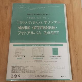 ティファニー(Tiffany & Co.)のティファニー ブルー 婚姻届三点セット(その他)