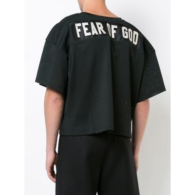 FEAR OF GOD MESH FOOTBALL JERSEY / SMブラック素材