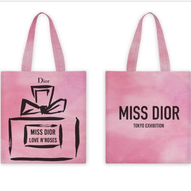 Dior(ディオール)のDIOR ミスディオール 展覧会 イベント トートバッグ 非売品 レディースのバッグ(トートバッグ)の商品写真