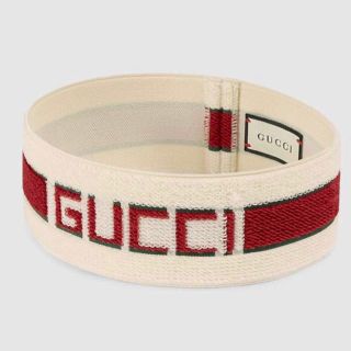 グッチ(Gucci)のGUCCI グッチ ストライプ ヘッドバンド(ヘアバンド)