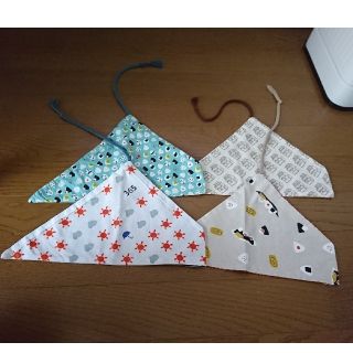 ハンドメイド お箸袋 4枚(弁当用品)