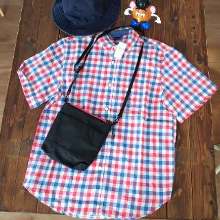 ギャップキッズ(GAP Kids)の꙳★*ﾟ新品*GAPチェックシャツ꙳★*ﾟ160㌢(Tシャツ/カットソー)