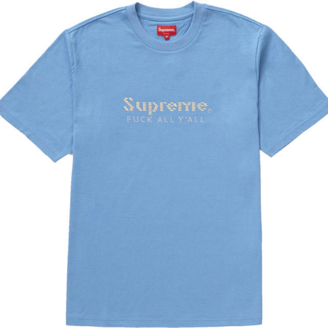supreme GOLD bars TEE S size gold blue