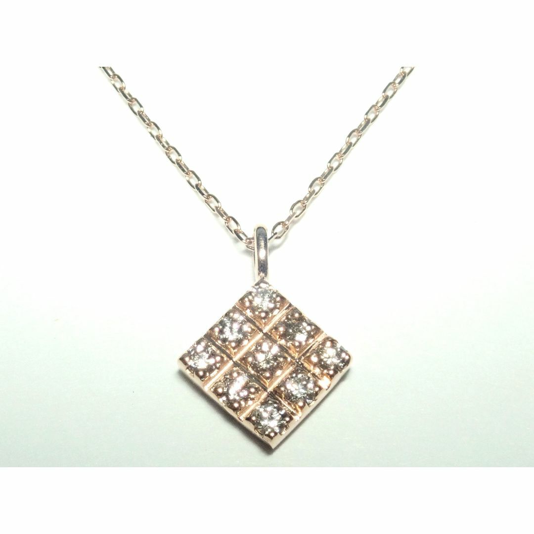 151.K18 ダイヤモンド ネックレス D 0.10ct 40.5cm - ネックレス