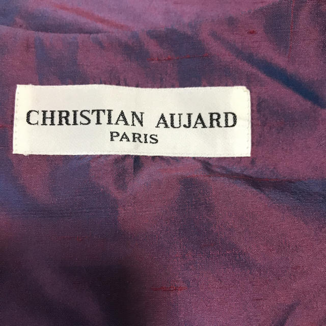 CHRISTIAN AUJARD(クリスチャンオジャール)のCHRISTIAN AUJARDシルクロングワンピース 11号 L  レディースのワンピース(ロングワンピース/マキシワンピース)の商品写真