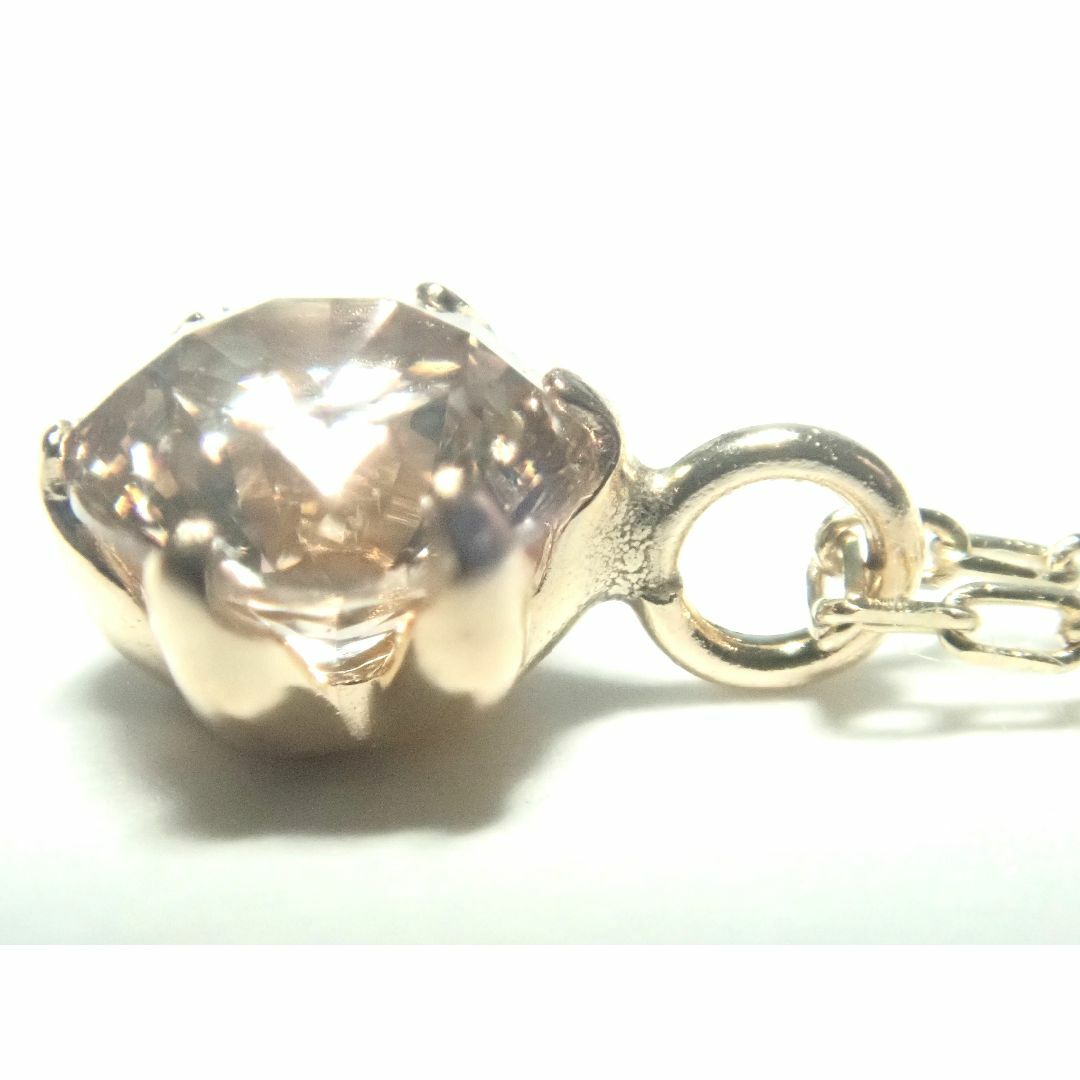 152.K10 一粒 ダイヤモンド ネックレス D 0.15ct 40.0cm