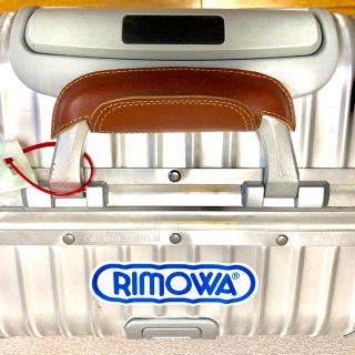 リモワ(RIMOWA)のRIMOWA リモワ トパーズ ハンドルカバー 本革製 キャメル 2個セット(トラベルバッグ/スーツケース)