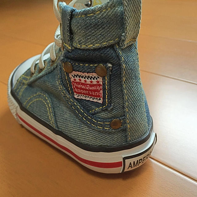 AMPERSAND♡デニムスニーカー キッズ/ベビー/マタニティのベビー靴/シューズ(~14cm)(スニーカー)の商品写真