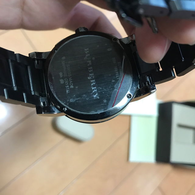 BURBERRY(バーバリー)のバーバリー/BURBERRY　腕時計 BU9354 チタンブラック　黒文字盤   メンズの時計(腕時計(アナログ))の商品写真