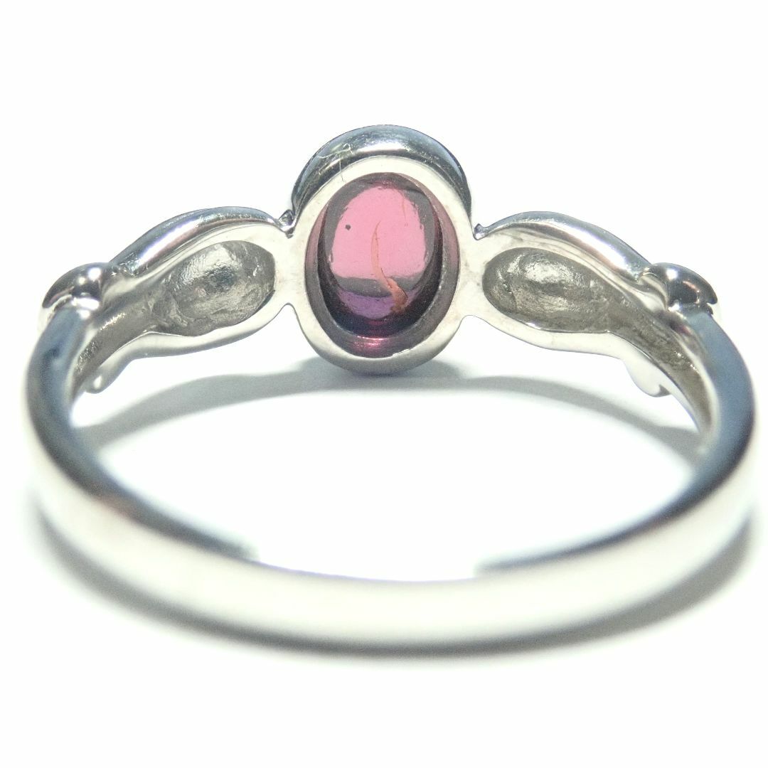 156.K10WG 指輪 ガーネット リング Garnet Ring 10号 レディースのアクセサリー(リング(指輪))の商品写真