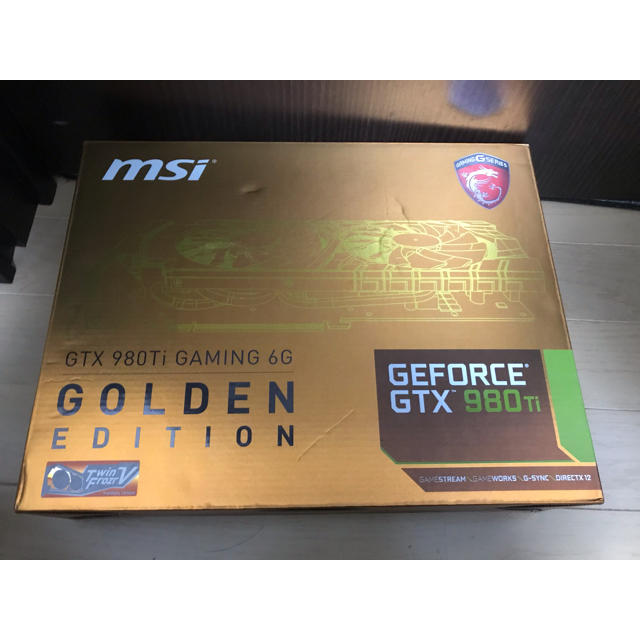 MSI GTX980Ti gaming 6g Golden editionPCパーツ