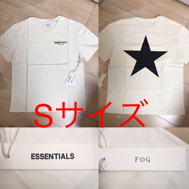 FOG ESSENTIALS Tシャツ ティーシャツ STAR クリーム S