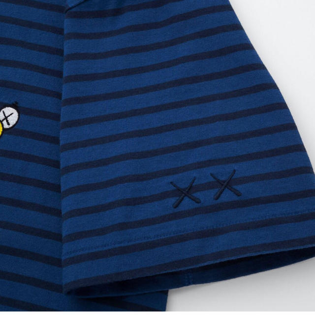 UNIQLO(ユニクロ)の4XL オンライン限定 ユニクロ × KAWS ボーダーTシャツ / カウズ  メンズのトップス(Tシャツ/カットソー(半袖/袖なし))の商品写真
