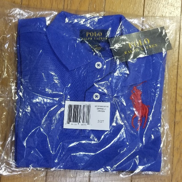 POLO RALPH LAUREN(ポロラルフローレン)の新品２Ｔ◆RALPH LAUREN◆ﾗﾙﾌ ロゴポロシャツ 男の子 キッズ/ベビー/マタニティのキッズ服男の子用(90cm~)(Tシャツ/カットソー)の商品写真