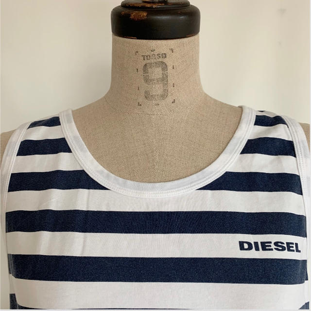 DIESEL(ディーゼル)のDIESEL ボーダータンクトップ レディースのトップス(タンクトップ)の商品写真