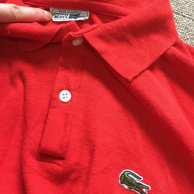 LACOSTE(ラコステ)のラコステポロシャツ 赤 メンズのトップス(ポロシャツ)の商品写真