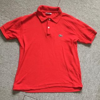 ラコステ(LACOSTE)のラコステポロシャツ 赤(ポロシャツ)