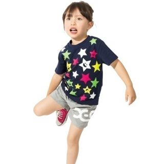 エックスガールステージス(X-girl Stages)のしょうやん☆様新品140◆X-GIRL◆ｴｯｸｽｶﾞｰﾙ キラッキー総柄Ｔシャツ(Tシャツ/カットソー)