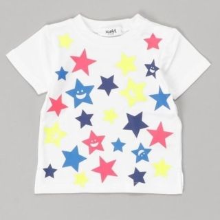 エックスガールステージス(X-girl Stages)の軍鶏様🌼新品130◆X-GIRL◆Ｔシャツ２点セットｴｯｸｽｶﾞｰﾙ キラッキ(Tシャツ/カットソー)