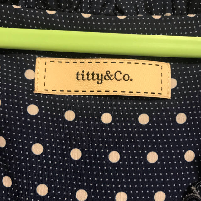 titty&co(ティティアンドコー)のドット♡ロング丈ワンピース レディースのワンピース(ロングワンピース/マキシワンピース)の商品写真