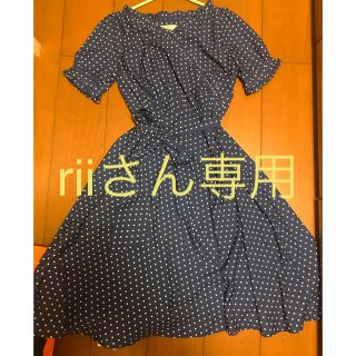 ティティアンドコー(titty&co)のドット♡ロング丈ワンピース(ロングワンピース/マキシワンピース)