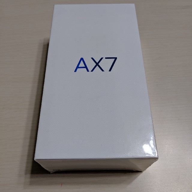 ANDROID(アンドロイド)の【新品未開封】OPPO AX7 4GB/64GB ブルー スマホ/家電/カメラのスマートフォン/携帯電話(スマートフォン本体)の商品写真