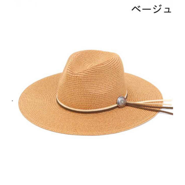 ANAP(アナップ)の新品♡ANAP♡コンチョ付きストローハット レディースの帽子(麦わら帽子/ストローハット)の商品写真