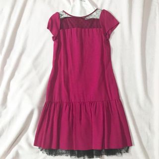 レッドヴァレンティノ(RED VALENTINO)のRED VALENTINO♡チュールワンピース(ひざ丈ワンピース)