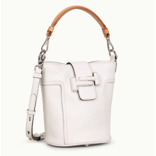 TOD'S - astkさま専用 トッズ ダブルTバケツバッグ ミニ ホワイト