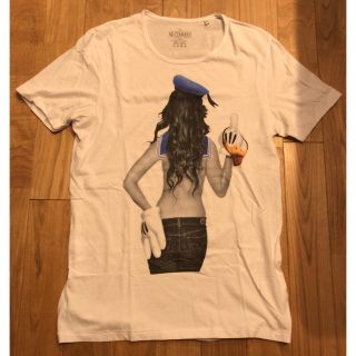 ノーコメントパリ【no comment paris】白　骸骨　ガイコツ　Tシャツ