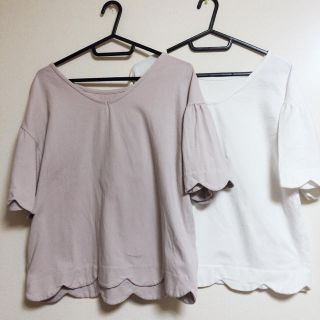 ダブルクローゼット(w closet)の【売り切りセール】Wcloset トップス 2点まとめ売り(シャツ/ブラウス(半袖/袖なし))